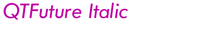 QTFuture Italic